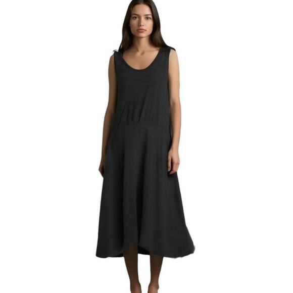 Agnes & Dora Black Sleeveless Midi Dress Size Medium NWOT - Picture 1 of 9
